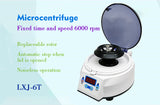 Mini Centrifuge High Speed 4000 rpm Digital Display Small Electric Laboratory Separation Settler