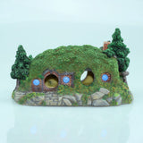 Simulation House Creative Fish Tank Ornament Aquarium Mini Resin Decoration for Home Store Shop Aquarium Fish Tank Landscape