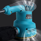 300W Random Orbital Electric Sander Machine with 125mm Sandpapers120V/240V Strong Dust Collection Speed Adjustable Polisher