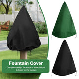 Fountain Cover Protective Oxford Cloth Patio Tree Shape Reusable Storage Bag With Drawstring UV Resistant Waterproof Dustproof