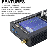 For PortaPack H2 + HackRF One + 5 Antennas + Data Cable SDR Software Defined 3.2Inch Screen 1MHz-6GHz Assembled