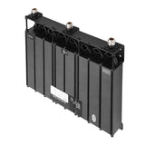 100W UHF Duplexer 8 Cavity Duplexer MHZ For SGQ‑450K 100W UHF 456MHz 466MHz 8 Cavity Duplexer N/SMA Connector Black