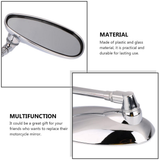 1 Pair Mirror Long Rod Practical Durable Fashion Rear View Mirrors Rearview Mirrors for Motorbike