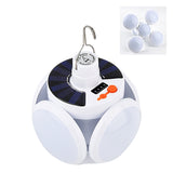 Solar Camping Lantern Rechargeable Lantern With Hanging Hook Tent Lights For Camping Emergency Hurricane Usplug