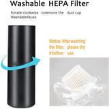 Mini Vacuum Cleaner, USB Rechargeable Dust Buster and Blower 2 in 1, Great for Pet Hair Keyboard Laptop Car Home Office