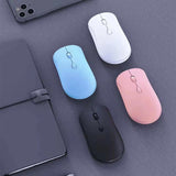 Rechargeable Wireless Bluetooth Mouse 2.4G USB Dual Mode Silent Mouse for iPad Tablet Laptop Phone PC Macbook Gaming Mouse Gamer