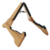 Universal Frame Folding Wooden Guitar Stand Holder Support Fit for Electric Guitar Acoustic Guitar Ukulele B