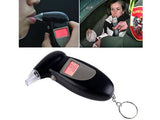 Professional Digital Breath Alcohol Tester Breathalyzer AT6000 Alcohol Breath Tester Alcohol Detector Dropshipping Blowing Drunk