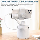 360 Degree Rotate Portable Smartphone Mount Holder Vlog Shooting Multifunction Smart Selfie Stick Easy Install Auto Face Desktop