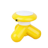 Good Healthy Mini Electric Massager 3-Legged Massage Knob for Body Foot Board Back Neck USB Charging