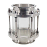 4"TC Sight Glass Stainless Steel Tri Clover Inline Sight Glass Homebrew Conical Fermenter Accessories