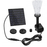 Solar garden fountain pump, solar garden fountain waterfall, solar outdoor bird bath running water fountain