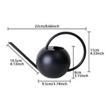 400ML Tool Solid Watering Can Long Mouth Garden Home Flower Stainless Steel Plant Office Durable Small Backyard Indoor Outdoor