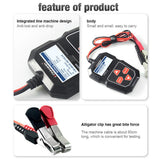 KW208 Car Battery Tester 12V Battery Load Tester Overvoltage Protection Digital Battery Analyzer For Automobile Truck Motorcycle