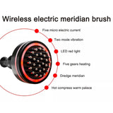 NEW Rechargeable BIO Microcurrent Meridian Scrape Therapy Acupuncture Slimming Device Infrared Body Detoxification Massage Comb