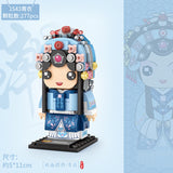 New LOZ Mini Blocks Heads Peking Opera character National Quintessence Building Blocks Toys for Children