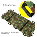 Thickened Canvas 12 Handles Soft First Aid Home Household Medical Stretcher With Handbag