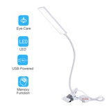 KEXIN Flexible LED USB Clip-on Table Desk Lamp 3 Mode Reading Vintage Night Light