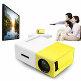 USB Led Projector Mini Home Theater Cinema Beamer AV SD Audio Hdmi-compatible 1080P HD Full Screen Video Media Player Yg300 Pro