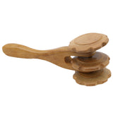 Back Push Back Massage Roller, Leg Three-Wheel Stick, Beauty Health Massage Tool
