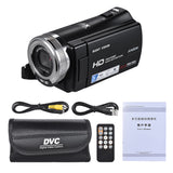 Full HD Video Camera 16X Digital Zoom Andoer V12 1080P Portable Camcorder Night Vision Face Detection Video Camera Fast Delivery