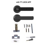 Smart Digital Lever Home Security Electric Fast Unlock Fingerprint Door Lock Phone APP Keyless Entry Easy Install Biometric