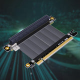 R33SR-PW PCIE X16 to PCIE X16 Extension Cable 270°Inverted Riser Cable 128G/Bps for RTX3060 ETH BTC Miner