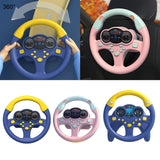 Multifunctional Steering Wheel Toy Kids Interactive Toys, with Sound Kids Electric Wheel Toy for Kids 3+ Boys Girls Children