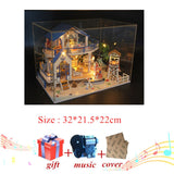 Different Styles of Doll House Furniture Diy Miniature 3D Wooden Miniaturas Dollhouse Toys For Children Birthday Gifts