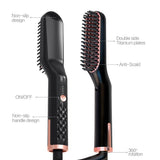 Men's warm hair brush, hair straightener, personal care, hair straightener, anti-static