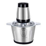 304 Stainless Steel Electric Chopper Meat Grinder 2 Speeds 2L Vegetable Grinder Mincer Food Processor Cutter Slicer Machine