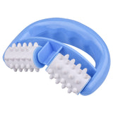 Arm 2 Wheels V-shaped Massager Skinny Calf Hand-held Roller Massage Stovepipe Device Muscle Relaxer Leg Massage Tool Roller