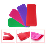 Silicone Heat Resistant Hair Styling Tool For Curling Iron  Straightener Multi-function Non-slip Flat Travel Mat Pouch barber