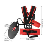 1 PC Heavy Duty Adjustable Strimmer Strap Harness Strap For Brushcutter Lawn Mower Chainsaw Protection Panel Garden Brush Cutter