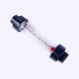 LZS Plastic Flowmeter Tube Water Rotameter Short Tube Liquid Measuring Tool Flow Measuring Instruments WWO66