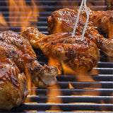 Light grill warm white fork with digital Kitchen BARbecue Thermometer digital For Meat Thermometer with long fork LED display