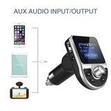 FM Transmitter Bluetooth 5.0 Car Mp3 Player U Disk Car Hands-free USB Phone Charger Car Cigarette Lighter Car Accessories Usb