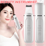 Ultrasonic Skin Scrubber Spatula Facial Cleaner Peeling Massage Spa Tool MH88