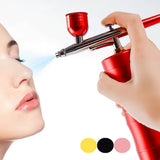 Mini Air Compressor Moisturizing spray Kit Airbrush portable high pressure water oxygen Nano Mist Sprayer Skin Care Tools