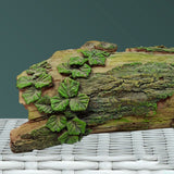 Reptile Hideout Cave Resin Tree Bark Hideaway Aquarium Decoration Decaying Trunk For Bearded Dragon Lizard Fish Shrimp