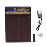 Battery Operated Automatic Chicken Coop Door Auto Chicken Coop Door Opener Poultry Gate Hen Duck Goose Home Farms with Timer