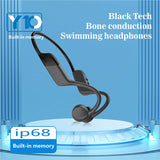 Wireless Bluetooth Headset Y10 IP68 Waterproof Sport MP3 Headphone 32GB Stereo Music Earphone Bone Conduction Swimming Earphones