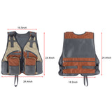 Fishing Breathable Sport Vests Adjustable Travel Outdoor Camping Vest with Multi-Pockets Men Women Waistcoat for Men Women