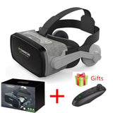 2019 Shinecon Casque 9.0 VR Virtual Reality Goggles 3D Glasses Google Cardboard VR Headset Box for 4.0-6.3 inch  Smartphone