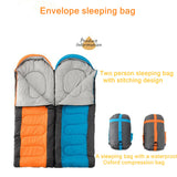 Envelope Sleeping Bag Ultralight Outdoor Sport Camping Hiking Hollow Cotton Bag Thermal Waterproof Heated Sleep Bag  in Winter