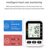 Upper Arm Blood Pressure Monitor English Voice Automatic Electric PR Tonometer LCD Screen Digital Sphygmomanometer