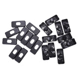 10Pcs AC125V 3A 250V 6A Black ON/OFF In Line Cord Switches for Bedroom