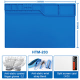 ESD Heat Insulation Work Mat Soldering Station Iron Welding Repair Pad Magnetic Work Heat-resistant Mat BGA Insulator Platform