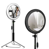 LED Selfie Makeup mirror Ring Light profissional USB Ring Lamp Photography Photo with Phone Holder 1.5M tripod stand for Makeup