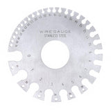 A3C08  Precise Round Wire Gage Stainless Steel Wire Sheet Thickness Diameter Gauge for Measuring Various Wire Diameter